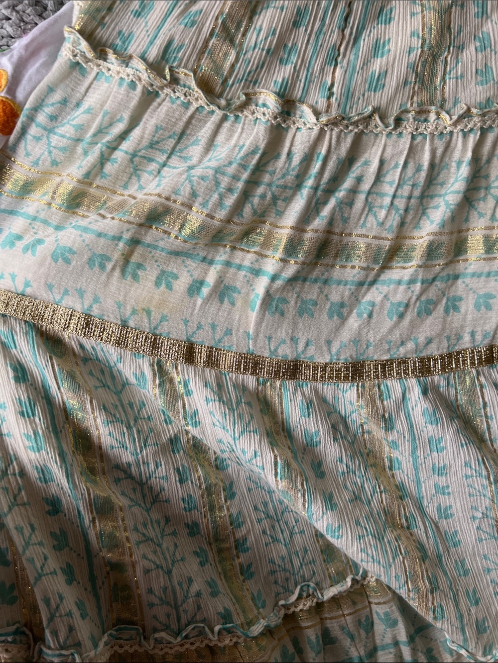 Soft Surroundings Aegean Tiered Maxi Dress XL - Picture 6 of 7